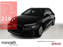 Schwarz Gebraucht 2024 Audi A3 Sportback S-Line Limousine | 33.850 € (Fairer Preis)