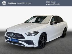 Weiß Gebraucht 2022 Mercedes C300e AMG line Limousine | 40.310 € (Etwas zu teuer)