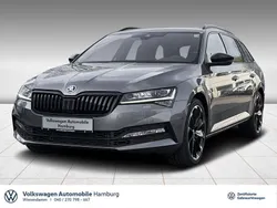Graphitegrau metallic Gebraucht 2022 Skoda Superb SportLine Kombi | 36.990 € (Etwas zu teuer)