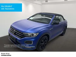 Ravennablau matt/schwarz Gebraucht 2021 VW T-Roc Cabriolet Edition Cabrio | 28.450 € (Fairer Preis)