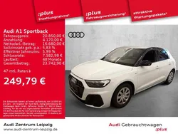Gletscherweiß metallic Gebraucht 2020 Audi A1 Sportback S-Line Kleinwagen | 20.850 € (Etwas zu teuer)