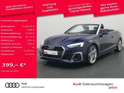 Navarrablau metallic Gebraucht 2022 Audi A5 Cabriolet Ambiente Cabrio | 43.480 € (Fairer Preis)