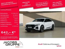 Gletscherweiß metallic Gebraucht 2024 Audi Q8 Sportback e-tron S-Line SUV | 81.980 € (Teuer)