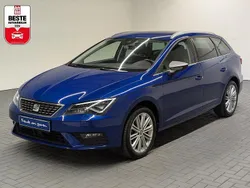 Blau (mysteryblaumet.) Gebraucht 2018 Seat Leon ST XCELLENCE Kombi | 17.950 € (Fairer Preis)