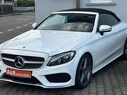Weiß Gebraucht 2018 Mercedes C200 AMG line Cabrio | 25.900 € (Fairer Preis)