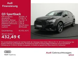 Schwarz Gebraucht 2022 Audi Q3 Sportback S-Line SUV | 39.690 € (Etwas zu teuer)