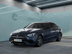 Blau Gebraucht 2024 Mercedes C300e Limousine | 48.690 € (Fairer Preis)