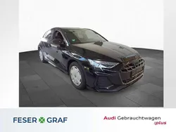 Mythosschwarz metallic Gebraucht 2025 Audi A3 S-Line Limousine | 37.890 € (Fairer Preis)