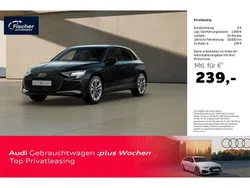 Mythosschwarz metallic Gebraucht 2024 Audi A3 Sportback Advanced Limousine | 32.940 € (Fairer Preis)