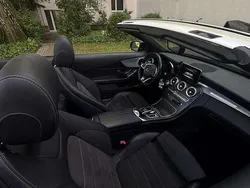 Schwarz Gebraucht 2017 Mercedes C220 AMG line Cabrio | 24.900 € (Guter Preis)