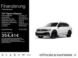 Pure white Gebraucht 2021 VW Tiguan Allspace Highline SUV | 37.430 € (Etwas zu teuer)