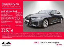 Daytonagrau perleffekt Gebraucht 2022 Audi A3 S-Line Limousine | 23.630 € (Etwas zu teuer)