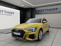 Pythongelb metallic Gebraucht 2024 Audi A3 Sportback e-tron S-Line Limousine | 36.950 € (Teuer)
