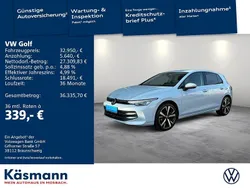 Crystal ice blue metallic Gebraucht 2024 VW Golf VIII Style Limousine | 32.950 € (Teuer)