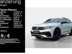 Weiß Gebraucht 2024 VW Tiguan Allspace R-line SUV | 47.995 € (Etwas zu teuer)