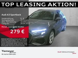 Grau Gebraucht 2024 Audi A3 Sportback e-tron S-Line Limousine | 39.200 € (Teuer)