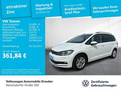 Oryxweiß perlmutteffekt Gebraucht 2024 VW Touran Comfortline Van / Kleinbus | 32.490 € (Fairer Preis)