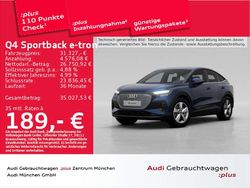 Navarrablau metallic Gebraucht 2022 Audi Q4 e-tron SUV | 31.327 € (Guter Preis)