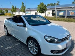 Weiß Gebraucht 2015 VW Golf Cabriolet Trendline Cabrio | 14.000 € (Etwas zu teuer)