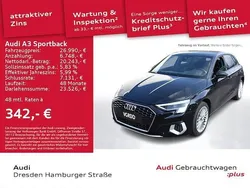 Mythosschwarz metallic Gebraucht 2022 Audi A3 Sportback e-tron Advanced Limousine | 26.990 € (Fairer Preis)