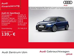 Blau Gebraucht 2024 Audi A1 Sportback S-Line Kleinwagen | 25.330 € (Fairer Preis)