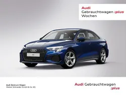 Navarrablau metallic (metallic) Gebraucht 2022 Audi A3 S-Line Limousine | 32.910 € (Teuer)