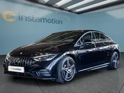 Schwarz Gebraucht 2024 Mercedes EQE AMG 43 AMG Limousine | 71.449 € (Etwas zu teuer)