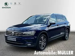 Blau Gebraucht 2021 VW Tiguan Allspace Highline SUV | 33.490 € (Fairer Preis)