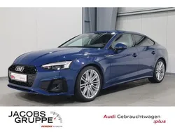 Ascariblau metallic Gebraucht 2024 Audi A5 Sportback S-Line Limousine | 39.820 € (Superpreis)