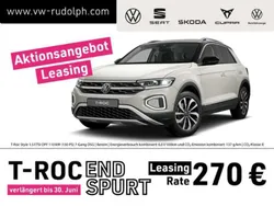 Ascotgrau / schwarz Neu 2025 VW T-Roc Style SUV | 36.900 € (Guter Preis)