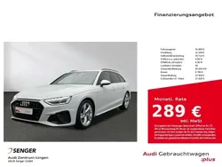Weiß Gebraucht 2023 Audi A4 S-Line Kombi | 41.880 € (Fairer Preis)
