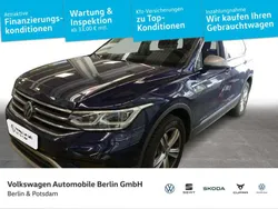 Atlantic blue metallic Gebraucht 2024 VW Tiguan Allspace Elegance SUV | 44.930 € (Fairer Preis)