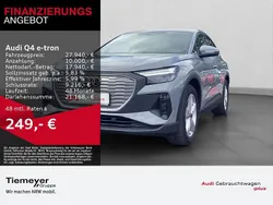 Grau Gebraucht 2022 Audi Q4 Sportback e-tron Ambiente SUV | 27.940 € (Guter Preis)