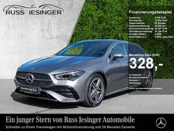 Mountain grey metallic Gebraucht 2024 Mercedes CLA200 Shooting Brake AMG line Kombi | 33.980 € (Fairer Preis)