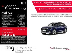 Blau Gebraucht 2021 Audi Q5 S-Line SUV | 39.930 € (Guter Preis)