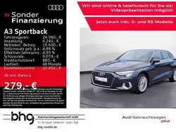 Grau Gebraucht 2022 Audi A3 Sportback Advanced Limousine | 24.960 € (Fairer Preis)