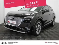 Mythosschwarz metallic Gebraucht 2022 Audi Q4 e-tron Advanced SUV | 38.950 € (Etwas zu teuer)