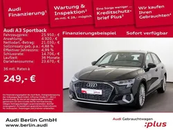 Schwarz Gebraucht 2022 Audi A3 Sportback e-tron Advanced Limousine | 25.950 € (Fairer Preis)
