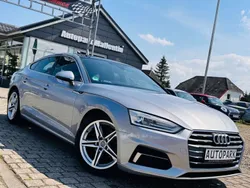 Florettsilber metallic Gebraucht 2018 Audi A5 Sportback S-Line Limousine | 20.985 € (Guter Preis)