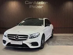 Weiß Gebraucht 2017 Mercedes E220 AMG line Limousine | 28.990 € (Fairer Preis)