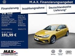 Gelb Gebraucht 2018 VW Golf VII R-line Limousine | 16.679 € (Fairer Preis)