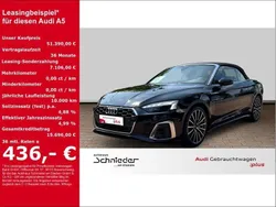 Schwarz Gebraucht 2024 Audi A5 Cabriolet S-line plus Cabrio | 51.390 € (Fairer Preis)