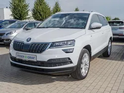 Moonweiss metallic Gebraucht 2021 Skoda Karoq Clever SUV | 25.950 € (Fairer Preis)