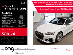 Gletscherweiß metallic Gebraucht 2023 Audi S5 Ambiente Cabrio | 55.930 € (Fairer Preis)