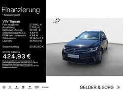 Deep black perleffekt Gebraucht 2021 VW Tiguan R-line SUV | 27.990 € (Fairer Preis)