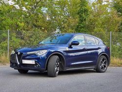 Blau Gebraucht 2018 Alfa Romeo Stelvio Super SUV | 17.399 € (Etwas zu teuer)