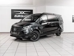 Schwarz Neu 2024 Mercedes V300 AMG line Van / Kleinbus | 119.952 € (Teuer)