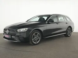 Obsidianschwarz Gebraucht 2022 Mercedes E300 AMG line Limousine | 34.386 € (Superpreis)