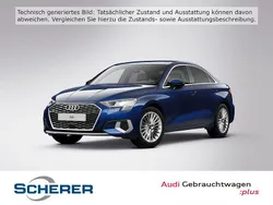 Navarrablau metallic (metallic) Gebraucht 2024 Audi A3 Ambiente Limousine | 29.900 € (Superpreis)