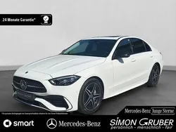 Unilack polarweiß Gebraucht 2024 Mercedes C220 AMG Limousine | 46.900 € (Fairer Preis)